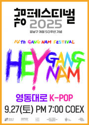 2025 江南フェスティバル「永東大路 K-POPコンサート」無料観覧付きソウル市内一日観光ツアー